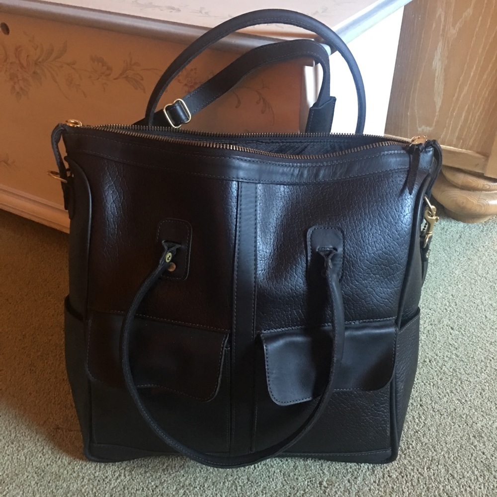J W Hulme Co large excursion bag. Never used.